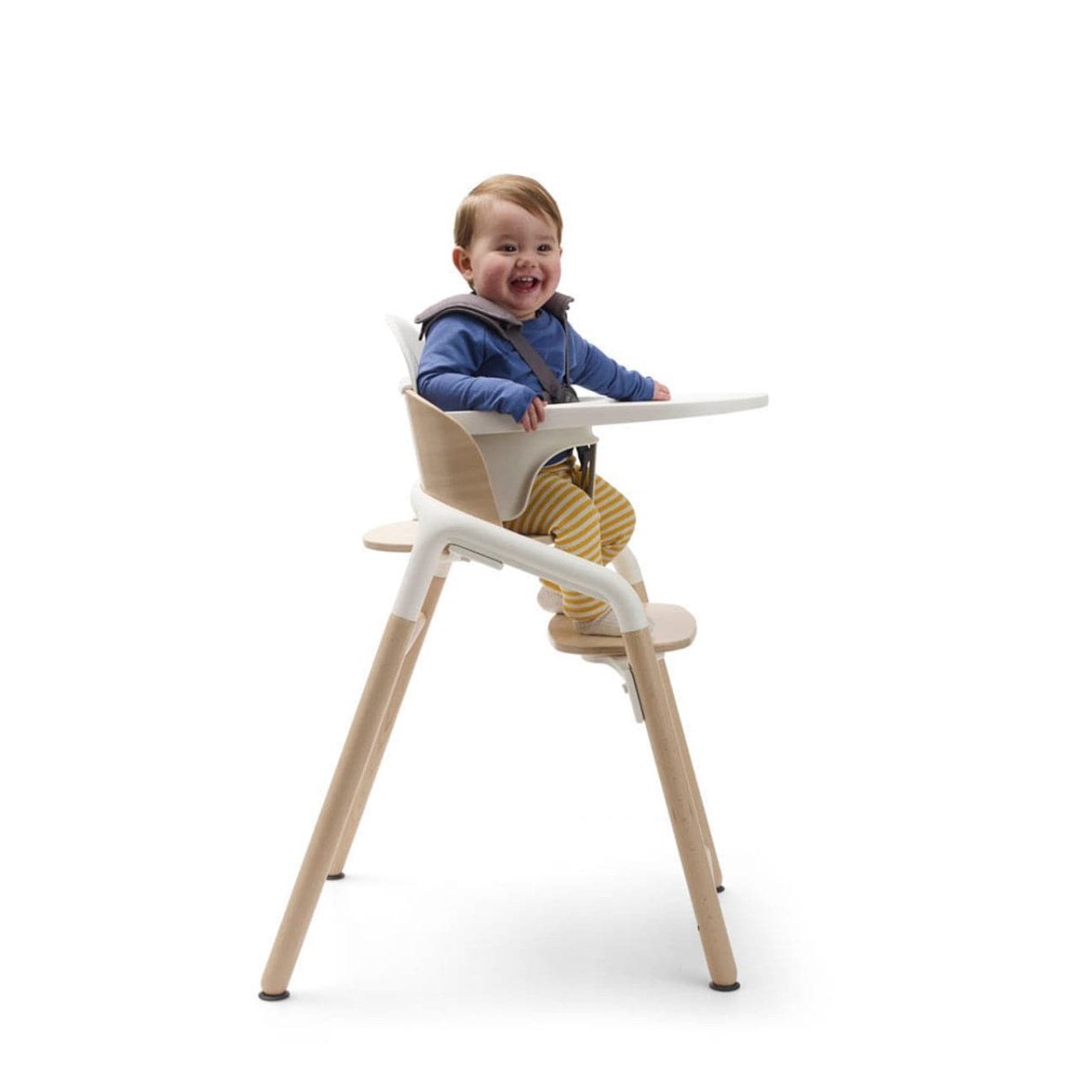 Bugaboo Giraffe Highchair Baby Bundle - Neutral Wood/White - For Your Little One