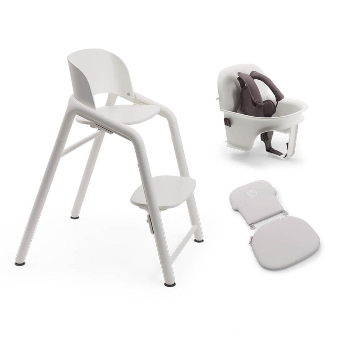 Bugaboo Giraffe Highchair + Baby Set & Pillow Set - White - For Your Little One