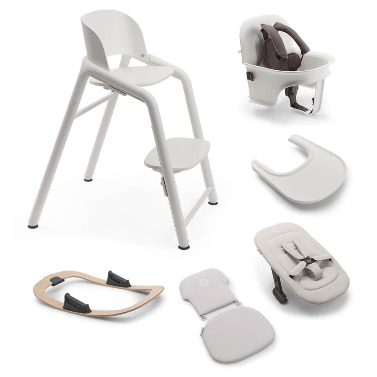 Bugaboo Giraffe Highchair Ultimate Bundle - White - For Your Little One