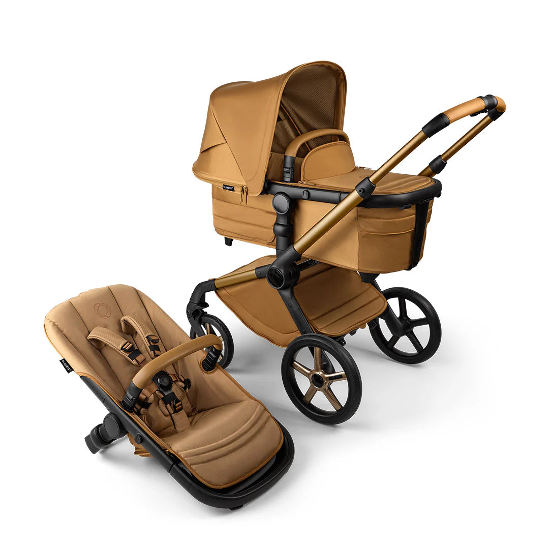 Bugaboo Limited Edition Noir Fox 5 Pushchair - Amber Glow   