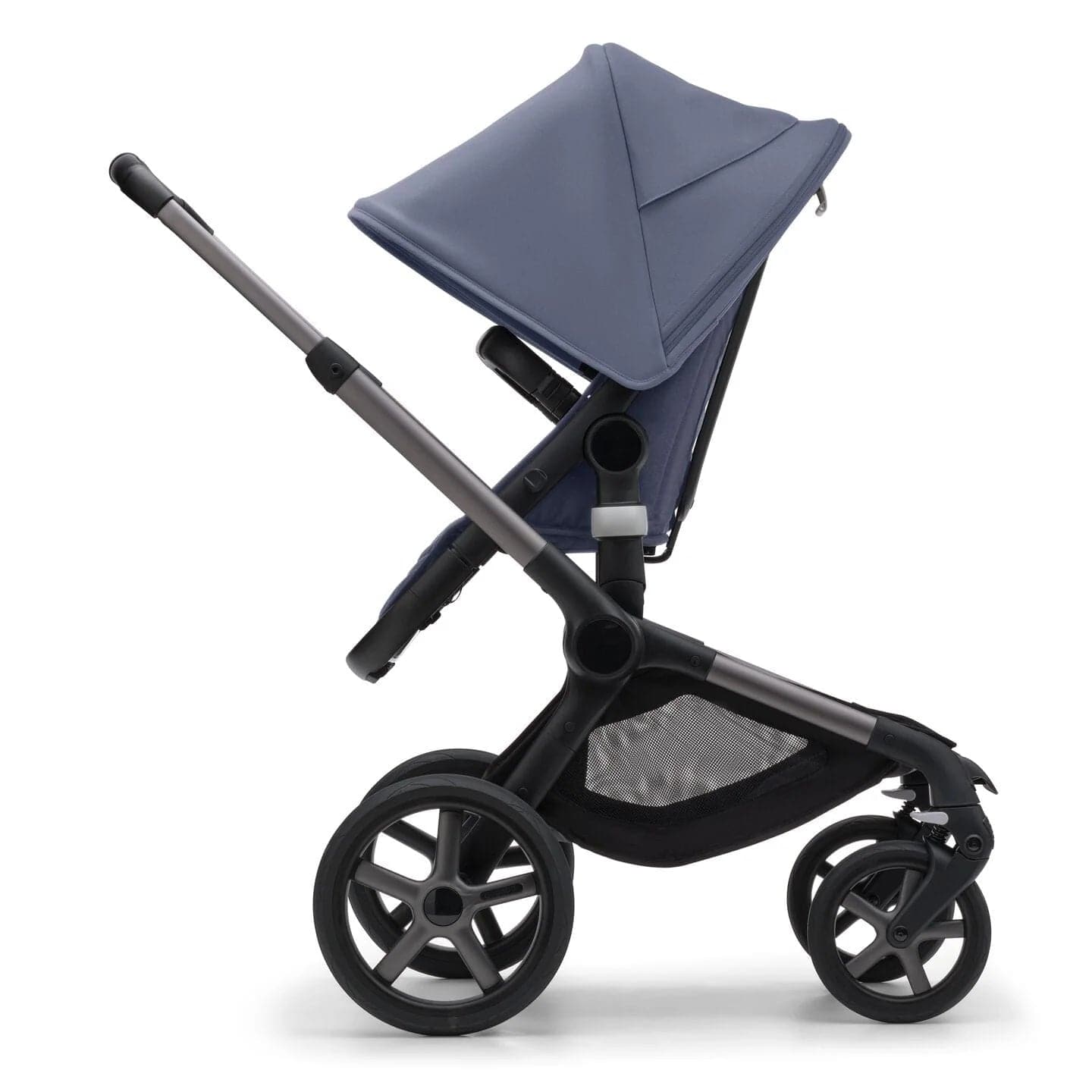 Bugaboo Fox 5 Complete Pushchair - Graphite / Stormy Blue -  | For Your Little One