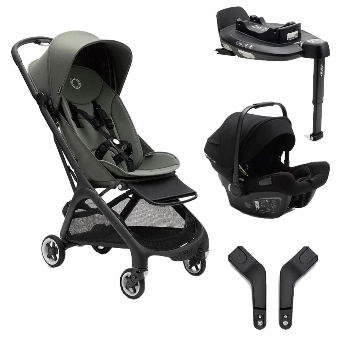 Bugaboo Butterfly + Turtle And Base Travel System Bundle - Forest Green -  | For Your Little One