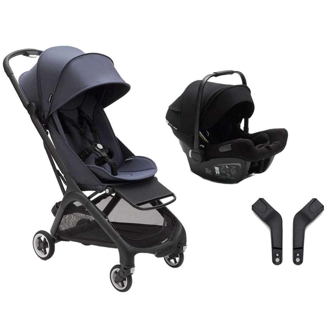 Bugaboo Butterfly + Turtle Travel System Bundle - Stormy Blue - For Your Little One