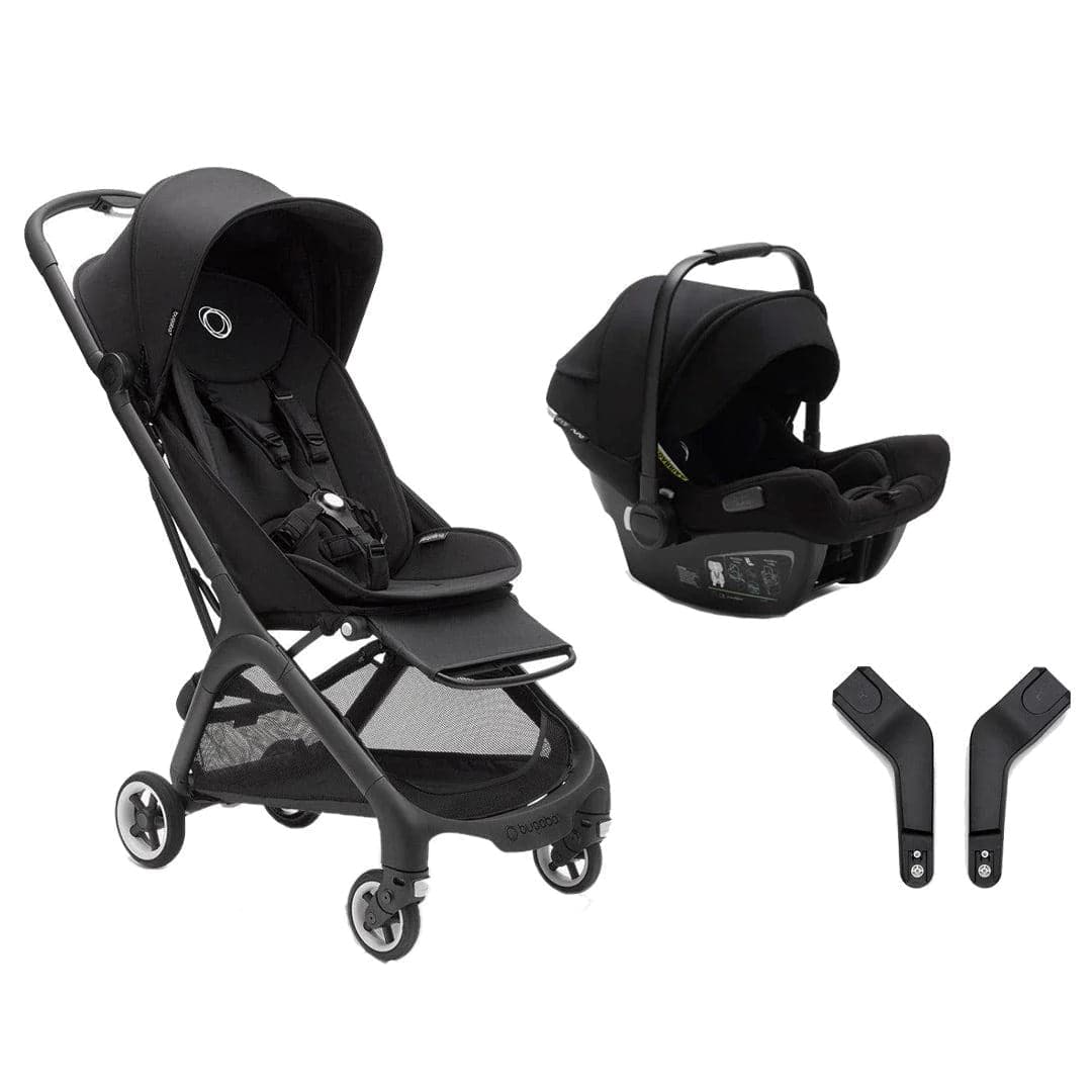 Bugaboo Butterfly + Turtle Travel System Bundle - Midnight Black - For Your Little One