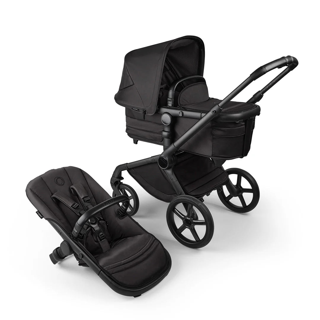 Bugaboo Limited Edition Noir Fox 5 Pushchair - Black Moonlight   