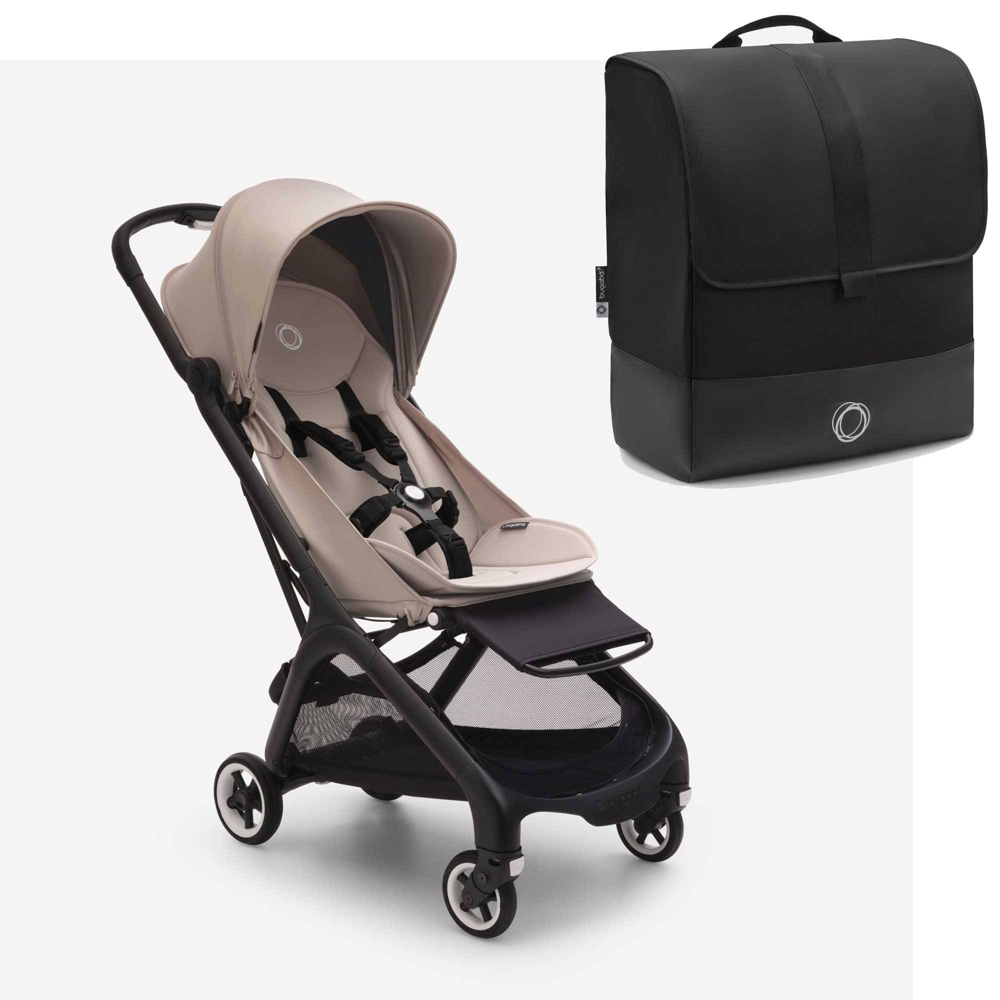 Bugaboo Butterfly Stroller - Desert Taupe (FREE Transport Bag!)