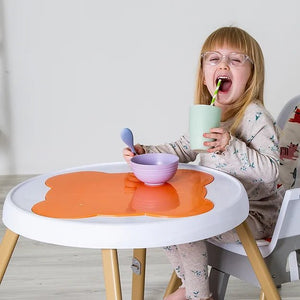 Clearance Red Kite Baby Go Round 3 in 1 Play Table - Orange/Meow - For Your Little One