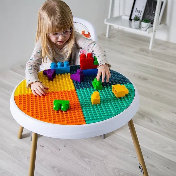 Clearance Red Kite Baby Go Round 3 in 1 Play Table - Orange/Meow - For Your Little One