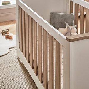 Cuddleco Ada Cot Bed - White & Ash - For Your Little One