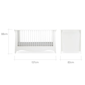 Cuddleco Clara Cot Bed - White - For Your Little One