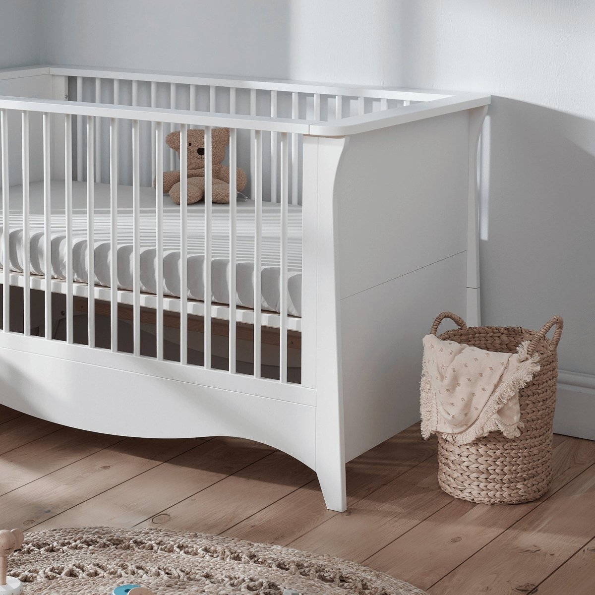 Cuddleco Clara Cot Bed - White - For Your Little One