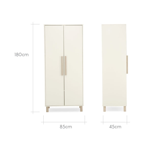 Cuddleco Harper 3 Piece Nursery Furniture Set - Cream & Ash - For Your Little One