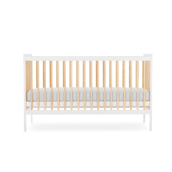 CuddleCo Nola Cot Bed - White/Natural - For Your Little One
