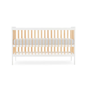 CuddleCo Nola Cot Bed - White/Natural - For Your Little One