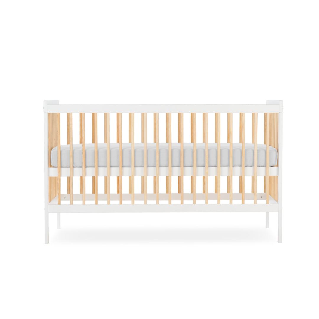 CuddleCo Nola Cot Bed - White/Natural - For Your Little One