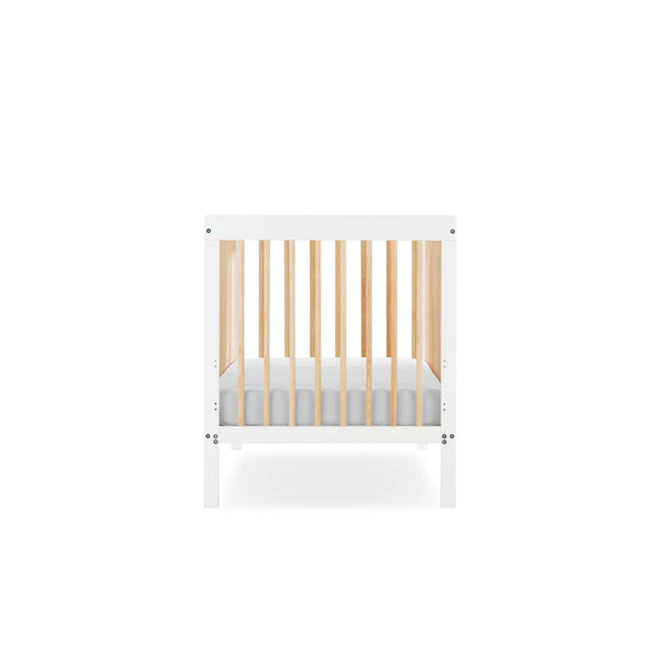 CuddleCo Nola Cot Bed - White/Natural - For Your Little One