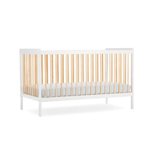 CuddleCo Nola Cot Bed - White/Natural - For Your Little One