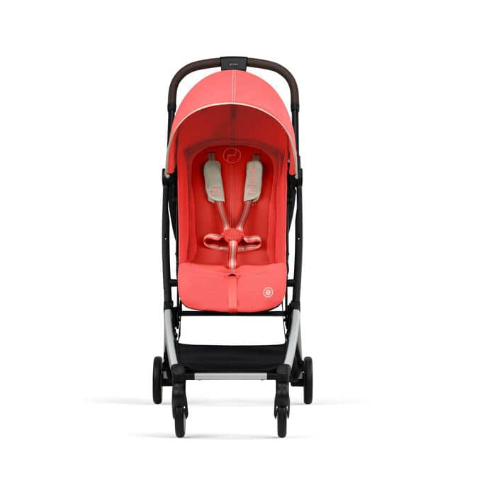 Cybex Orfeo Silver Stroller Inc Raincover - hibiscus red - For Your Little One