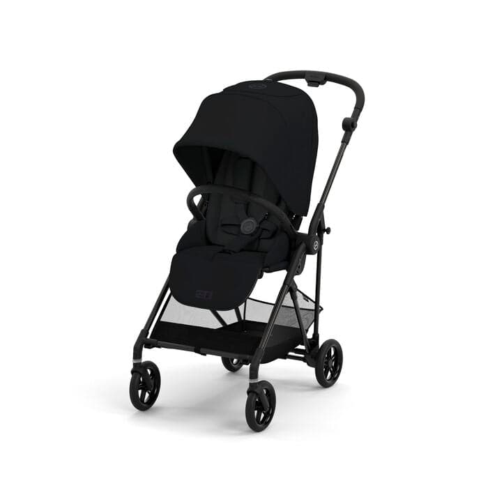 Cybex Melio Carbon Pushchair - Moon Black - For Your Little One
