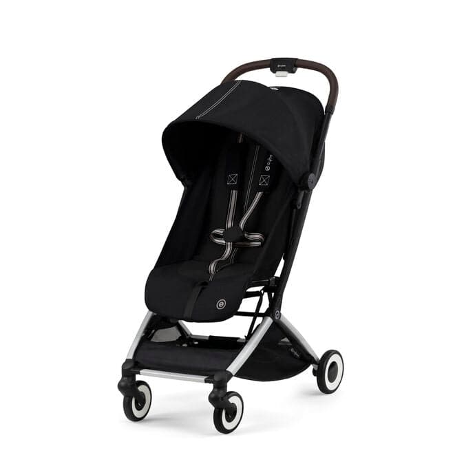 Cybex Orfeo Silver Stroller Inc Raincover - Moon Black - For Your Little One