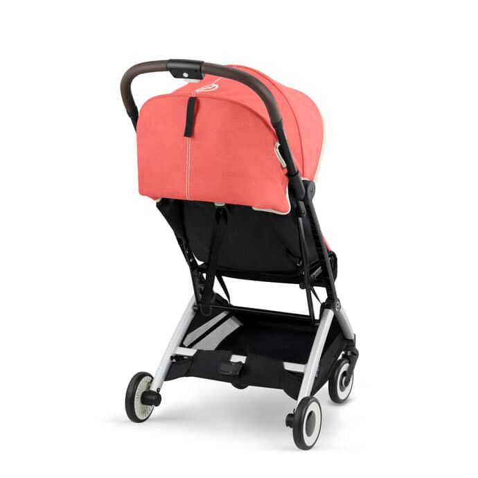 Cybex Orfeo Silver Stroller Inc Raincover - Hibiscus Red   