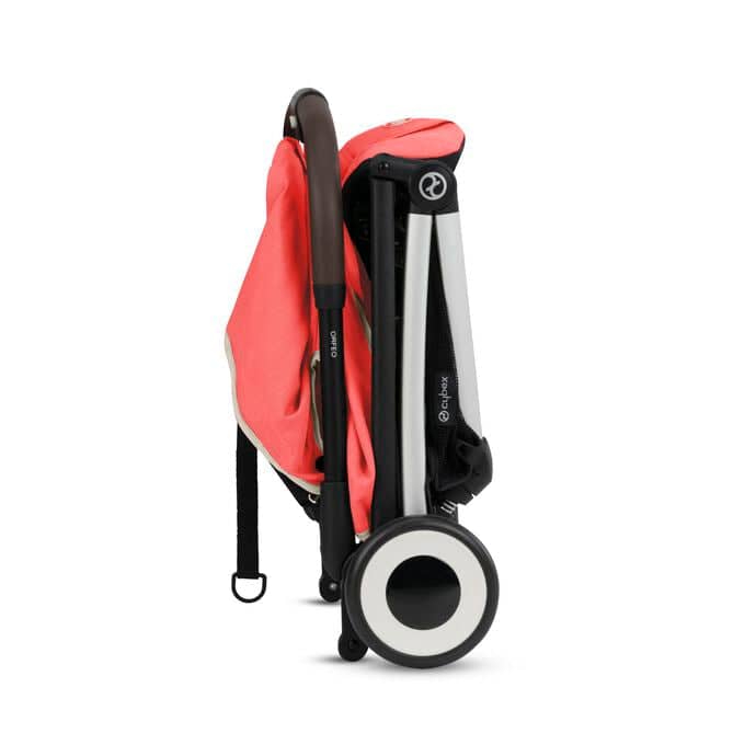 Cybex Orfeo Silver Stroller Inc Raincover - Hibiscus Red   