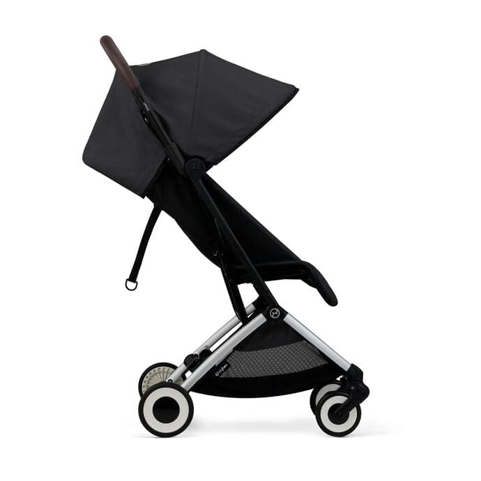 Cybex Orfeo Silver Stroller Inc Raincover - Moon Black - For Your Little One