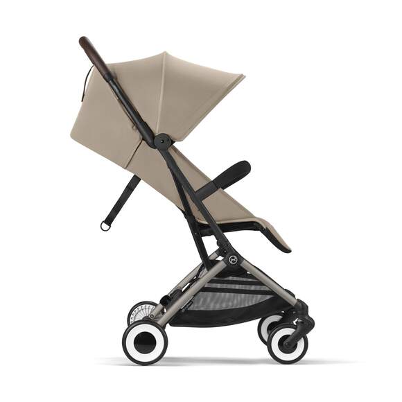 Cybex Orfeo Silver Stroller Inc Raincover - Almond Beige   