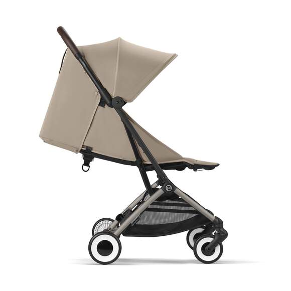 Cybex Orfeo Silver Stroller Inc Raincover - Almond Beige   