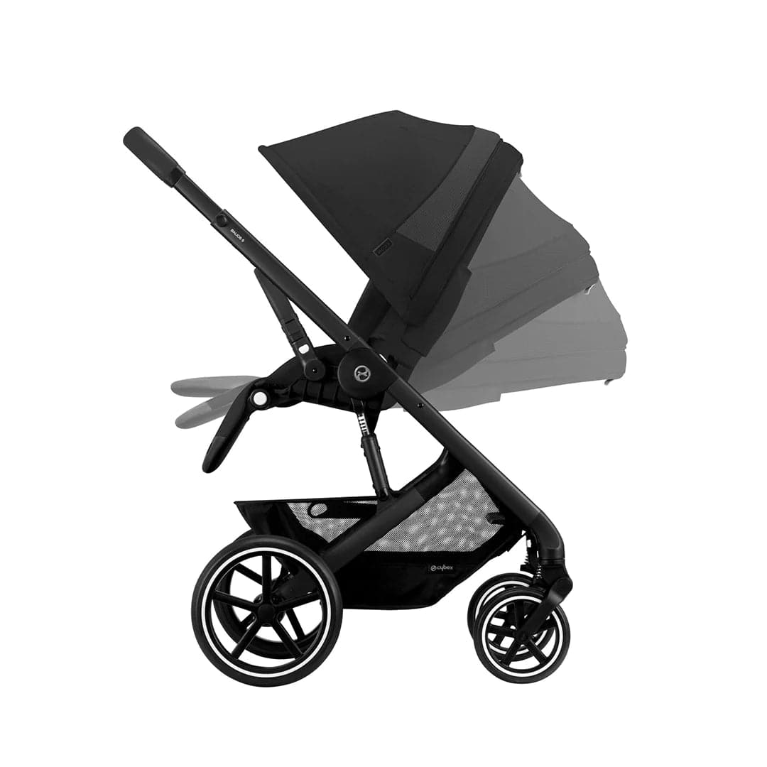 Cybex Balios S Lux 8 Piece Essential Pushchair Bundle - Moon Black   