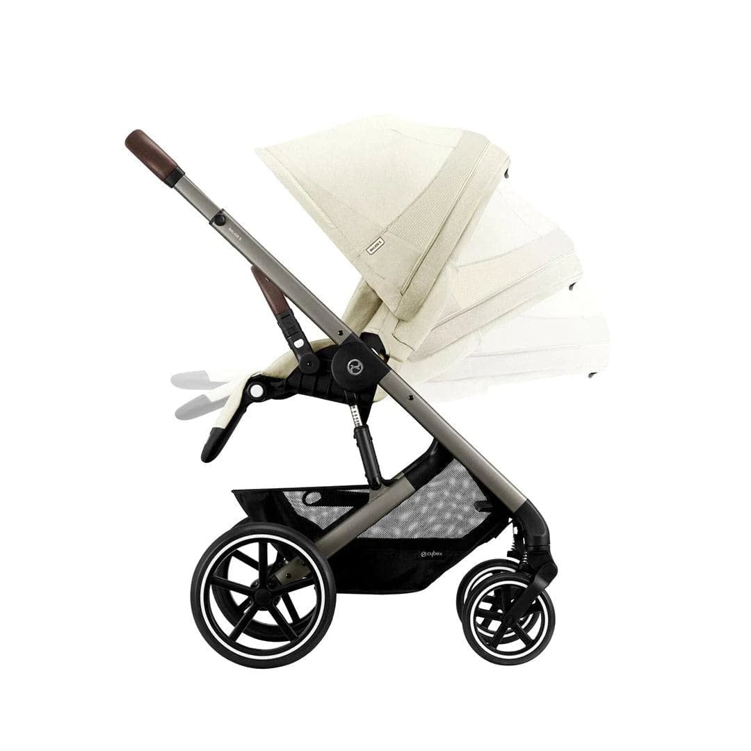 Cybex Balios S Lux 8 Piece Essential Pushchair Bundle - Seashell Beige   