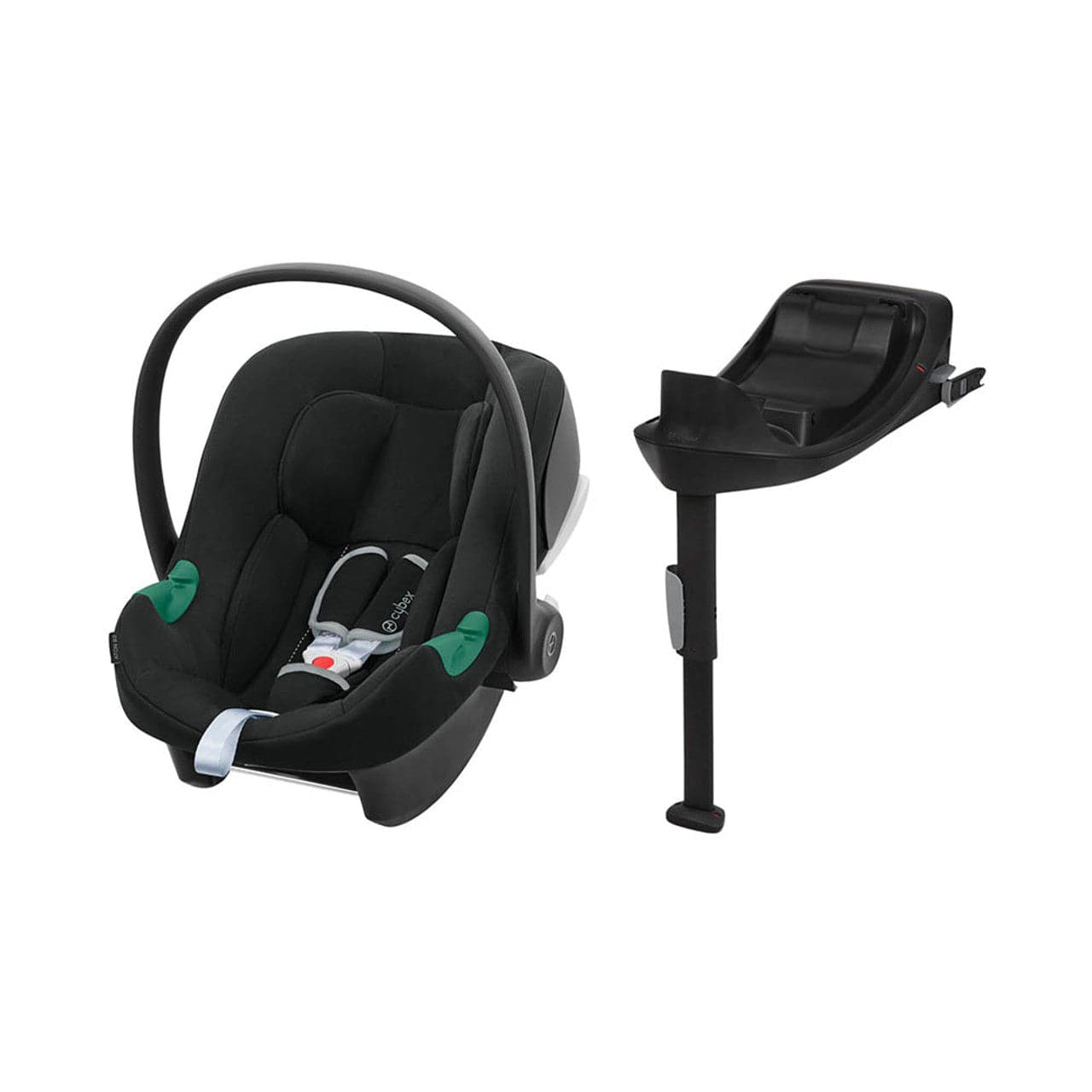 Cybex Aton B2 I-SIZE Newborn Car Seat + Base One - Volcano Black   