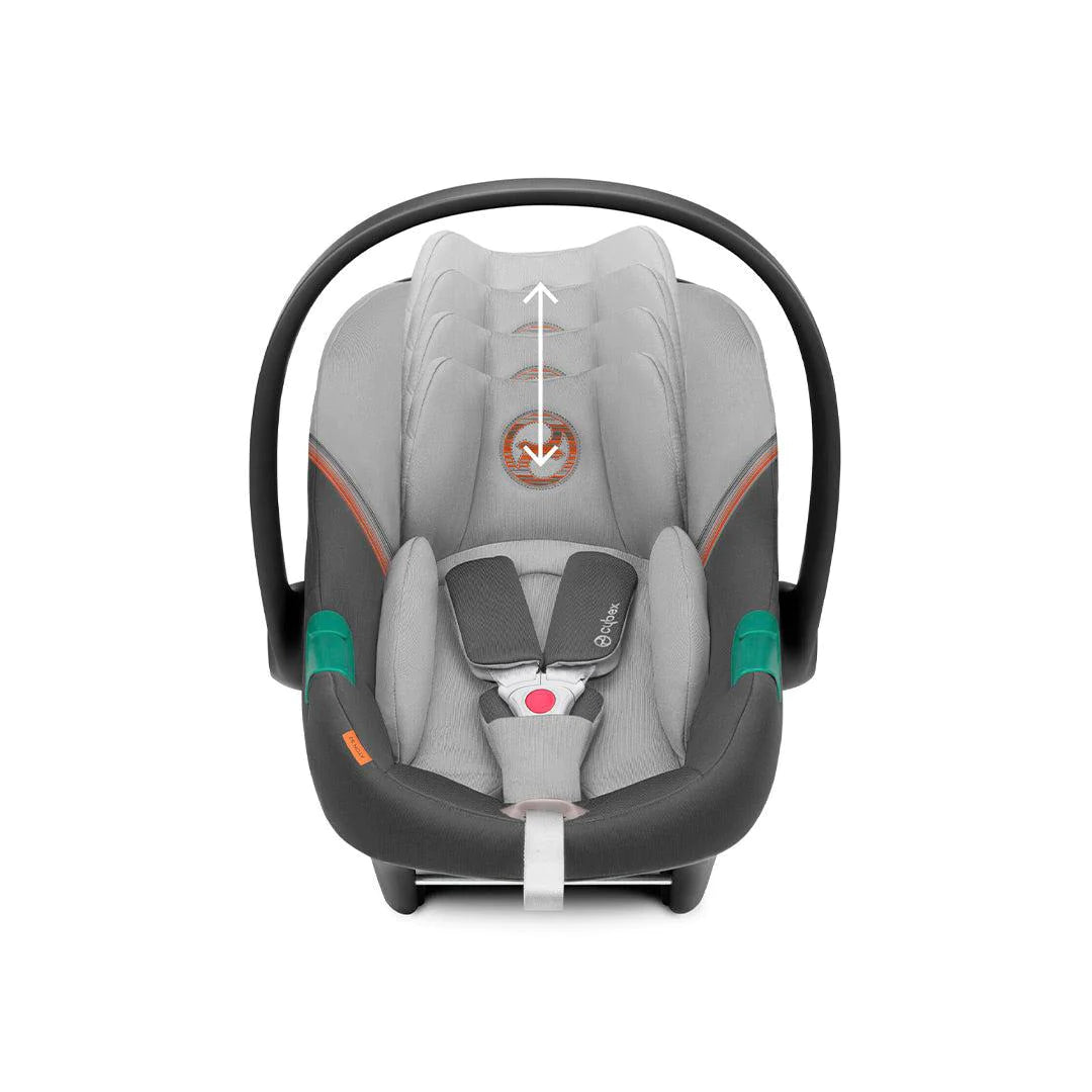 Cybex Aton S2 i-Size Newborn Car Seat - Lava Grey -  | For Your Little One