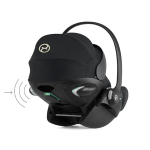 Cybex Cloud G i - Size Plus Newborn Car Seat - Moon Black - For Your Little One