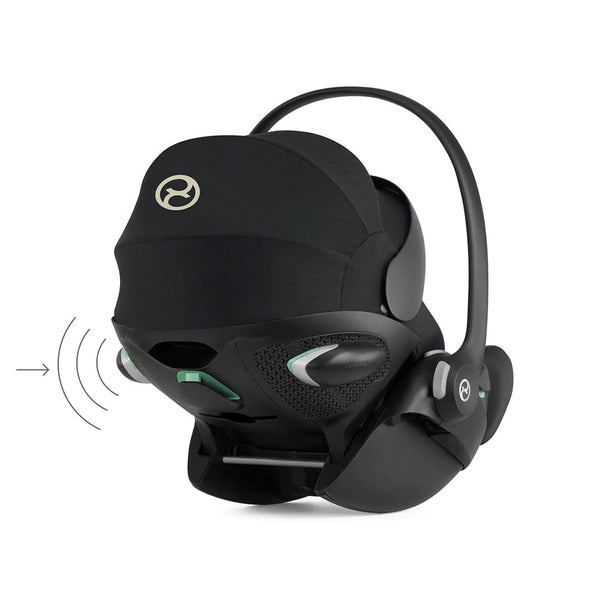 Cybex Cloud G i-Size Plus Newborn Car Seat - Moon Black   