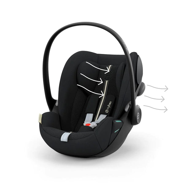Cybex Cloud G i-Size Plus Newborn Car Seat - Moon Black   