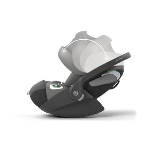 Cybex Cloud T And Base Bundle i - Size Newborn Car Seat - Mirage Grey - For Your Little One