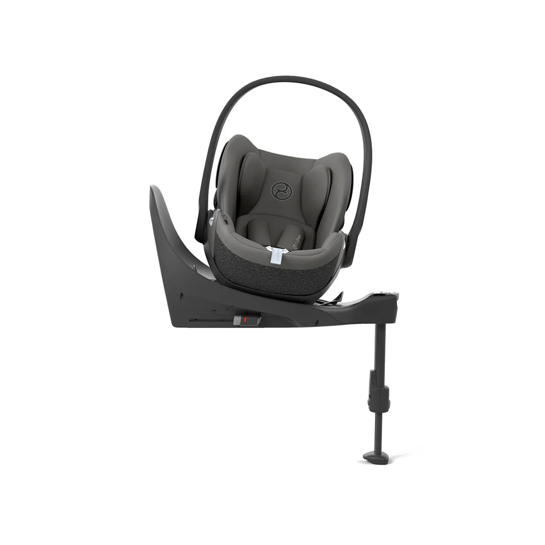 Cybex Cloud T And Base Bundle i-Size Newborn Car Seat - Mirage Grey   