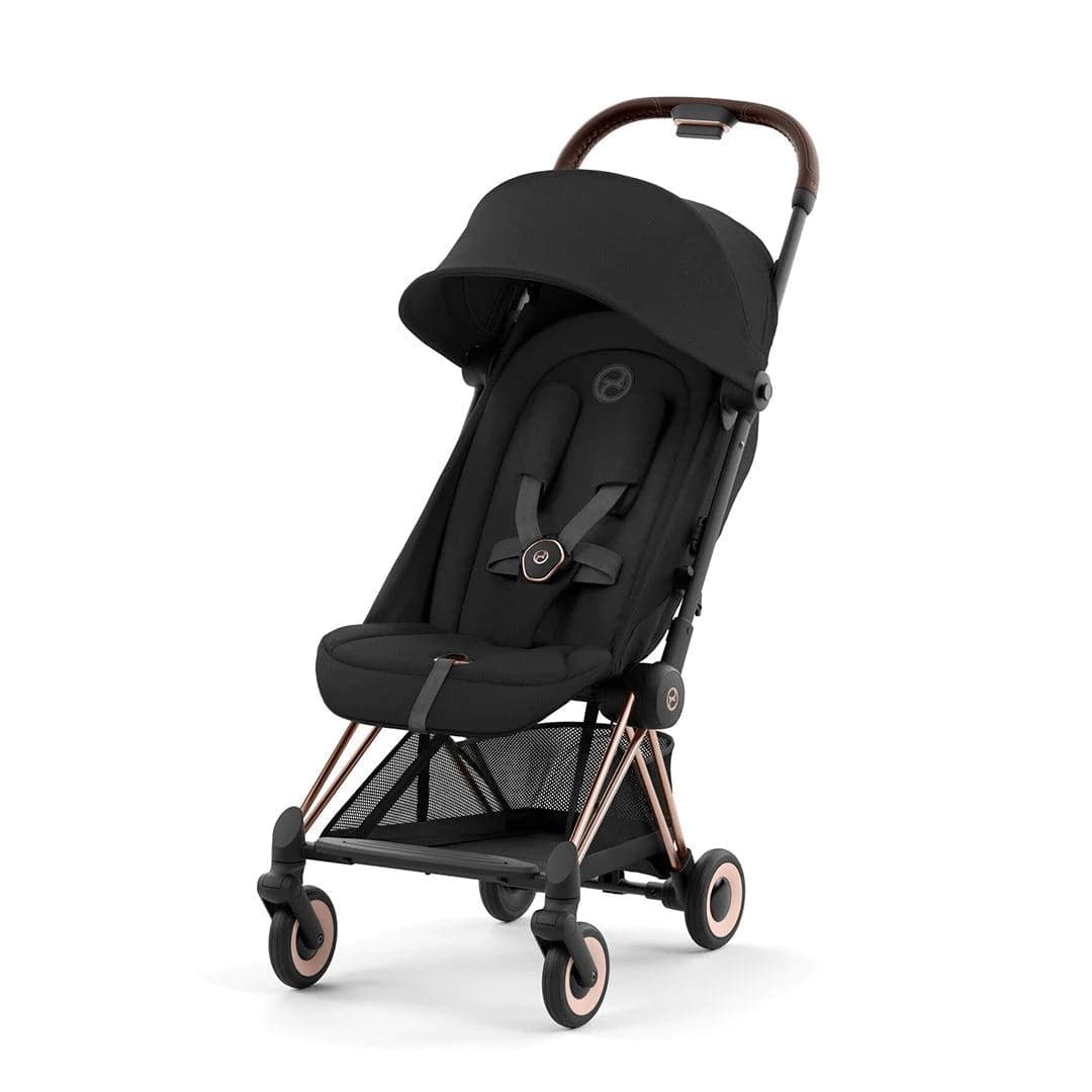 Cybex Coya Compact Stroller - Sepia Black - Sepia Black / Rose Gold | For Your Little One