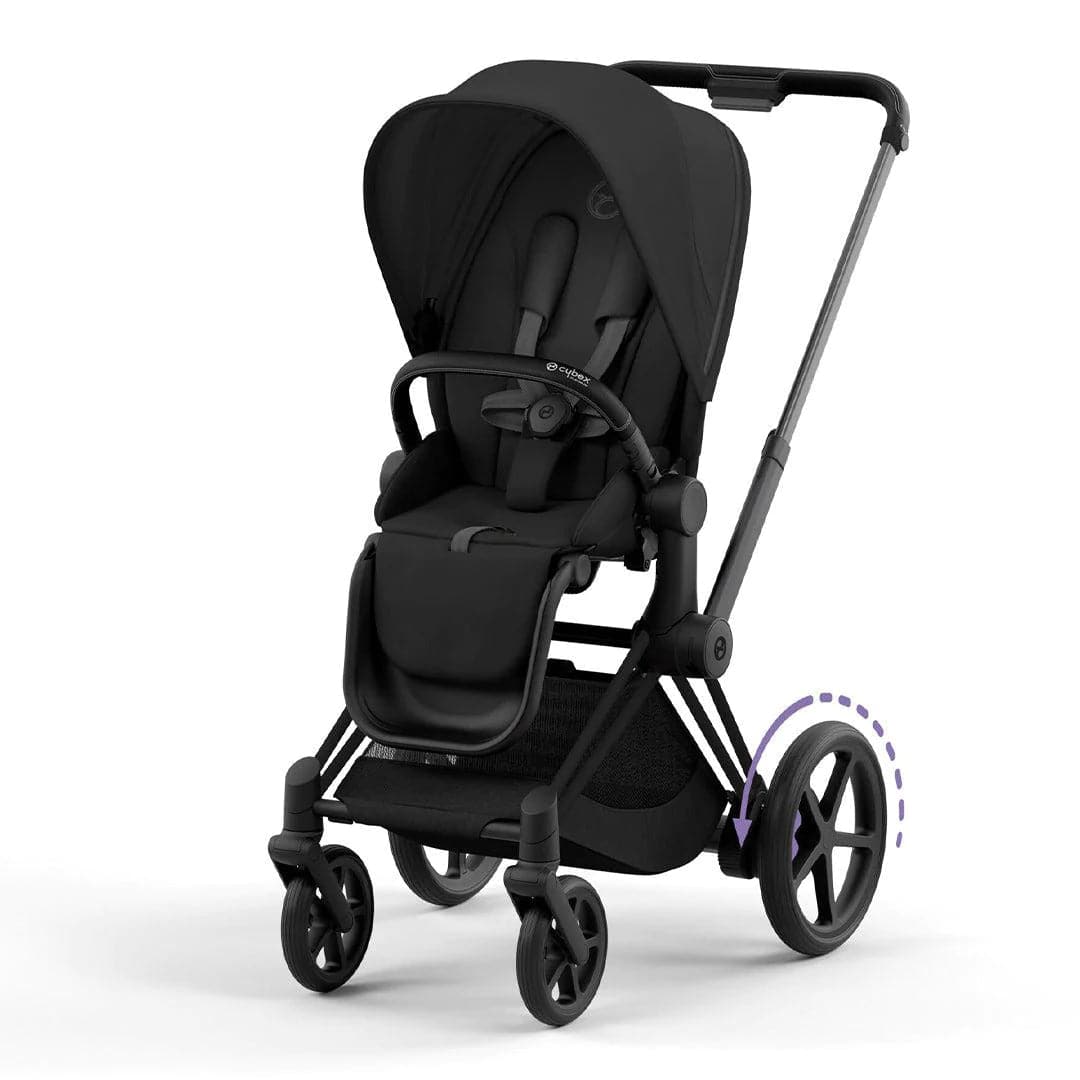 Cybex e-Priam Pushchair - Sepia Black Sepia Black / Matt Black No Carrycot 