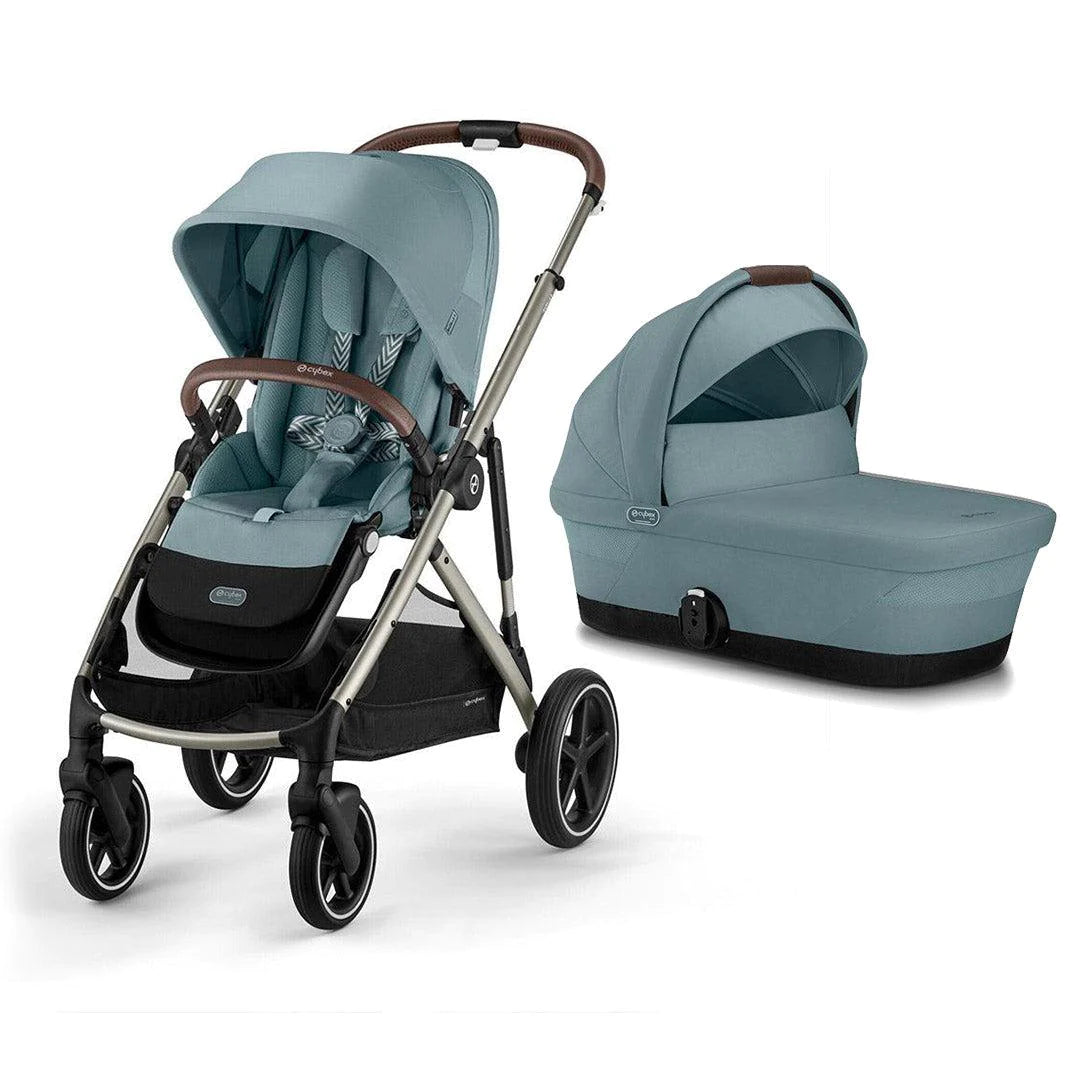 Cybex Gazelle S Pushchair - Sky Blue - With Carrycot | For Your Little One