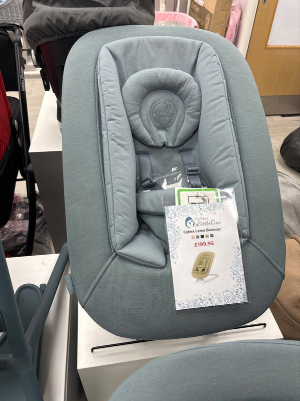 Cybex Lemo Bouncer - Stone Blue - Clearance Ex Display - For Your Little One