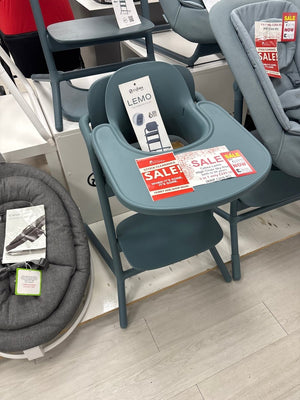 Cybex Lemo Highchair 3 in 1 - Stone Blue ( Ex Display) - For Your Little One