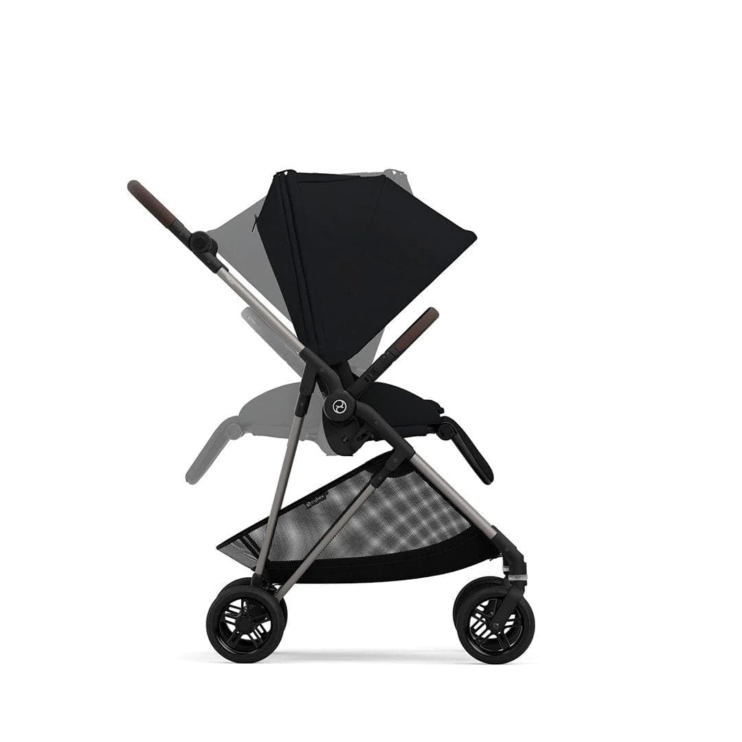 Cybex Melio Essentials Pushchair Bundle - Moon Black   