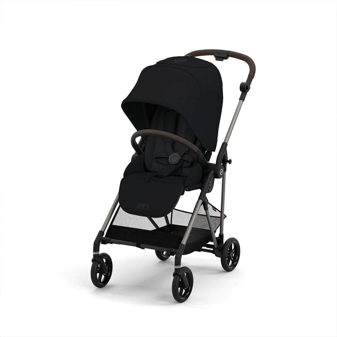 Cybex Melio Essentials Pushchair Bundle - Moon Black   