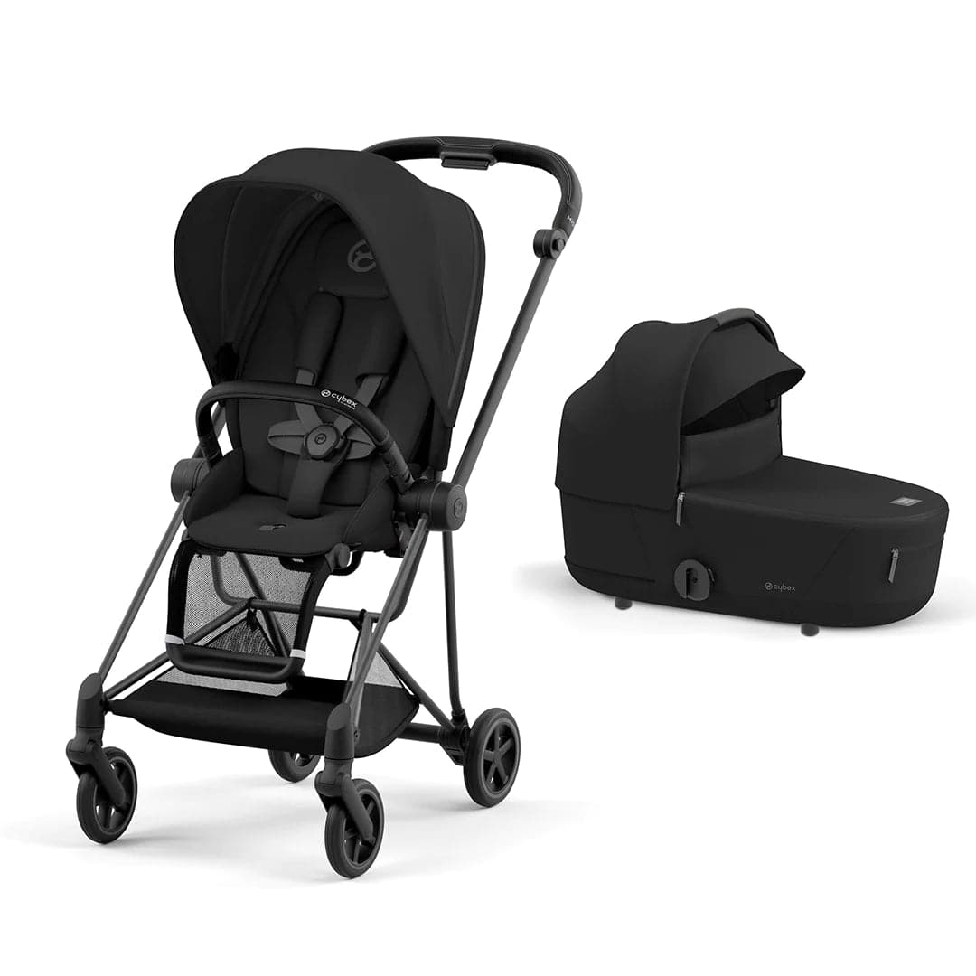 Cybex Mios Pushchair - Sepia Black Sepia Black / Matt Black Lux Carrycot 