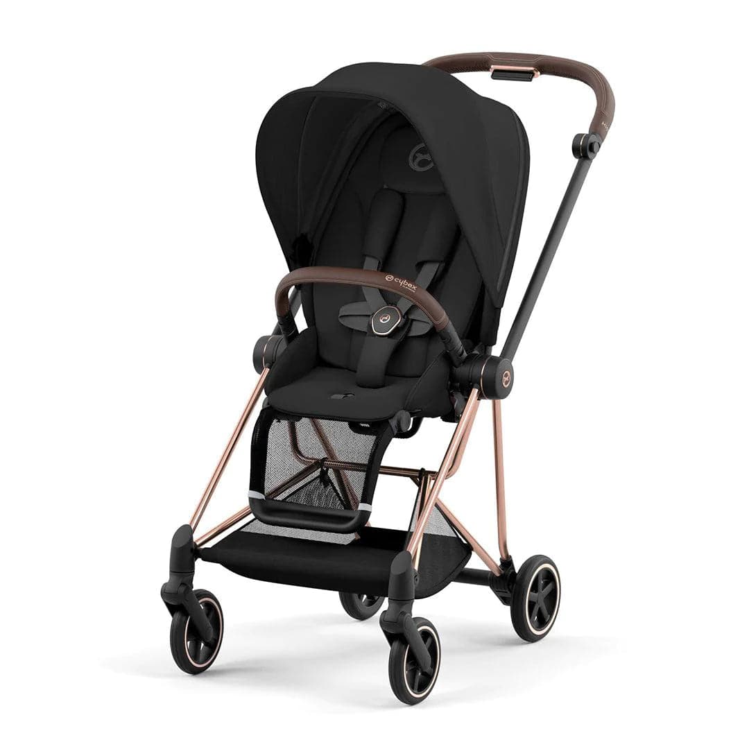 Cybex Mios Pushchair - Sepia Black Sepia Black / Rose Gold No Carrycot 