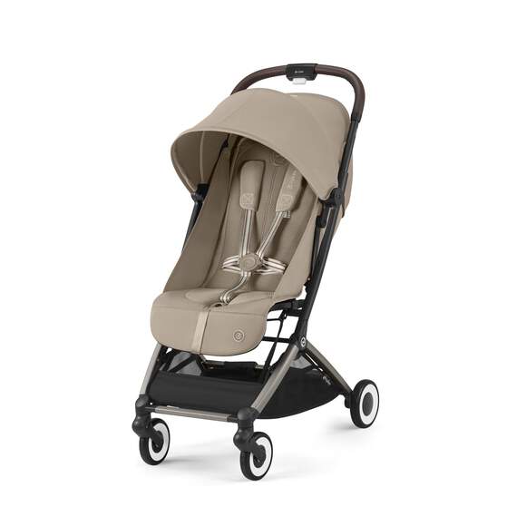 Cybex Orfeo Silver Stroller Inc Raincover - Almond Beige - For Your Little One