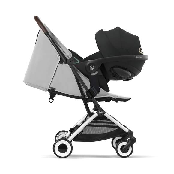 Cybex Orfeo Silver Stroller Inc Raincover - Fog Grey - For Your Little One