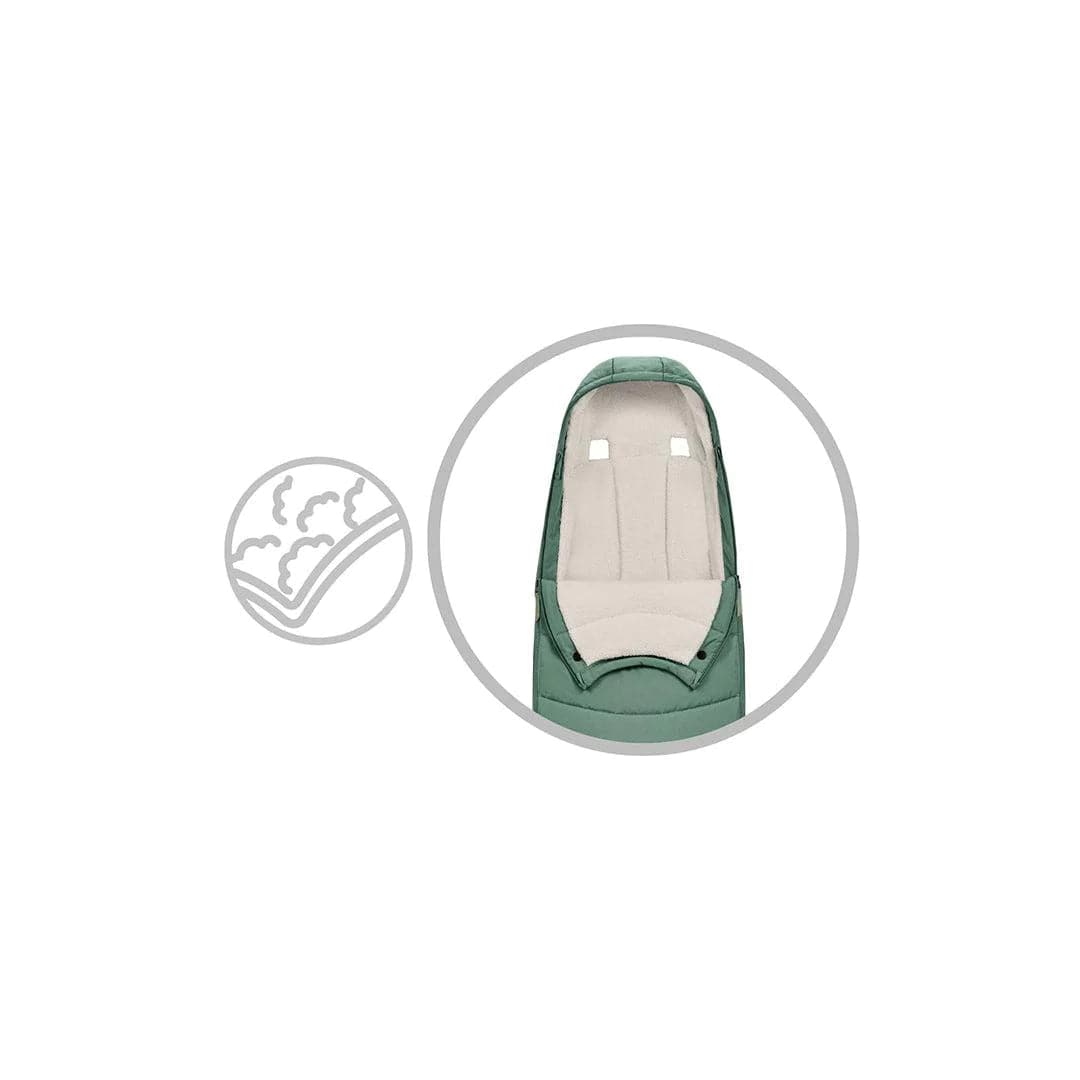 Cybex Platinum Footmuff - Leaf Green -  | For Your Little One